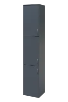 N 6 - 43D kancelářská skříň, 3-dveřová, levá, 2150x400x400, antracit